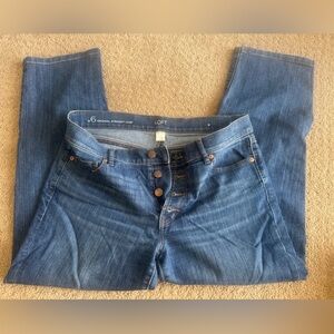 LOFT Blue Ankle Cropped Jeans